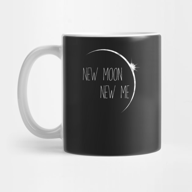 New Moon New Me New Years Eve Astrology Pagan Gift by TheGhoulishGarb